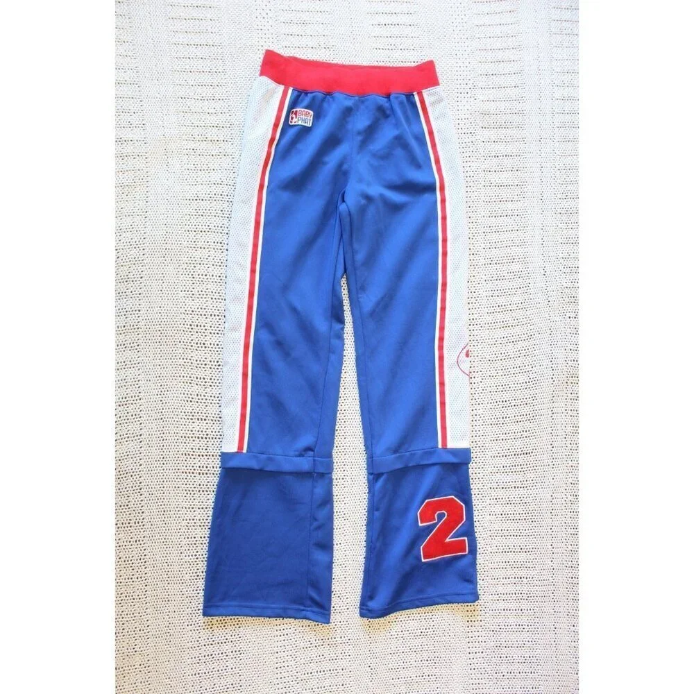 Baby Phat Girls Sweat Pants Size Large/12-14 Pull on Red Blue & white